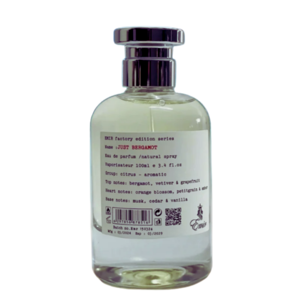 Factory Edition  - Just Bergamot - By Emir