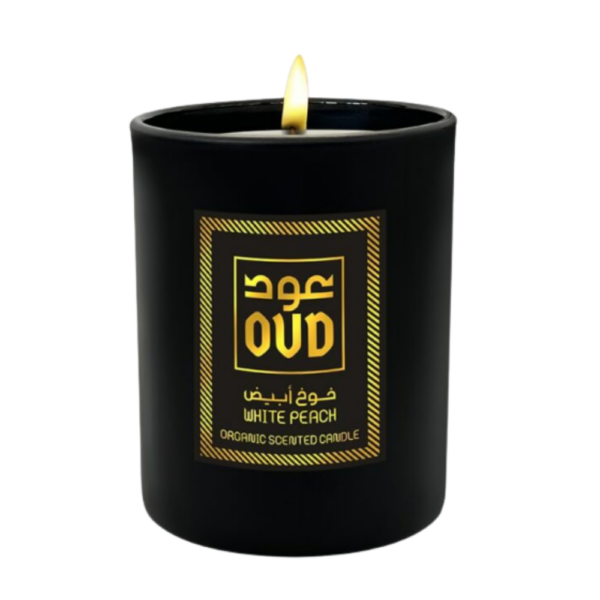 Bougie Parfumée Oud et Pêche Blanche